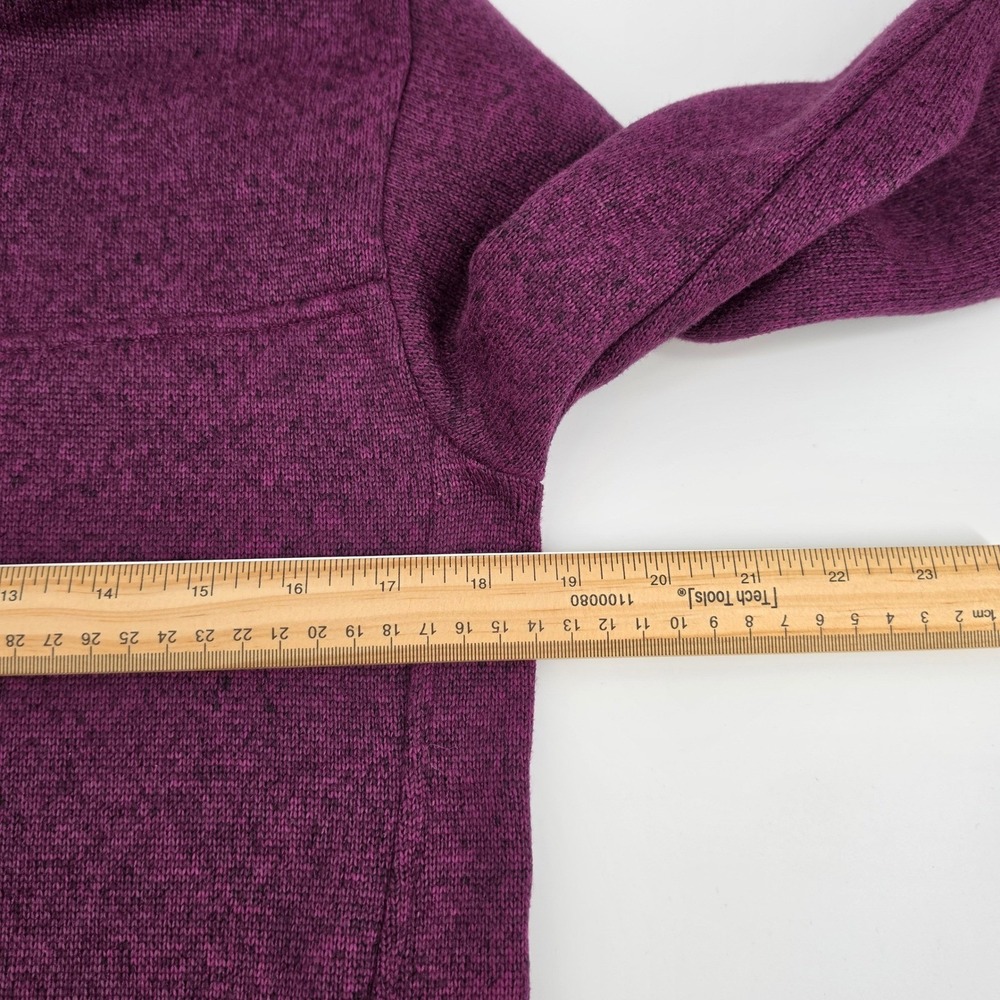 Eddie Bauer Womens Purple Snap Neck Pullover Fleece Sweater Jacket Small - Picture 5 of 9